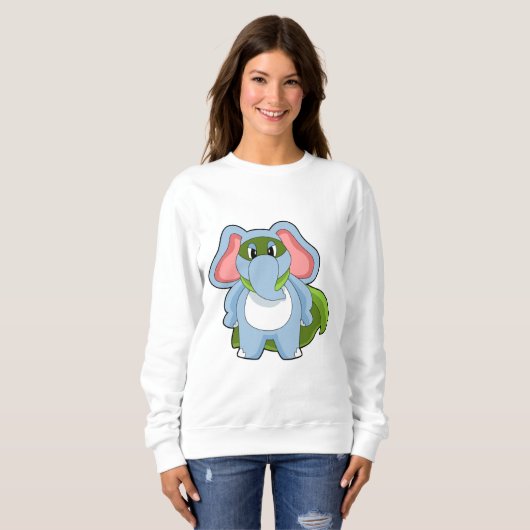 Sweatshirt Héros éléphant (Devant entier)