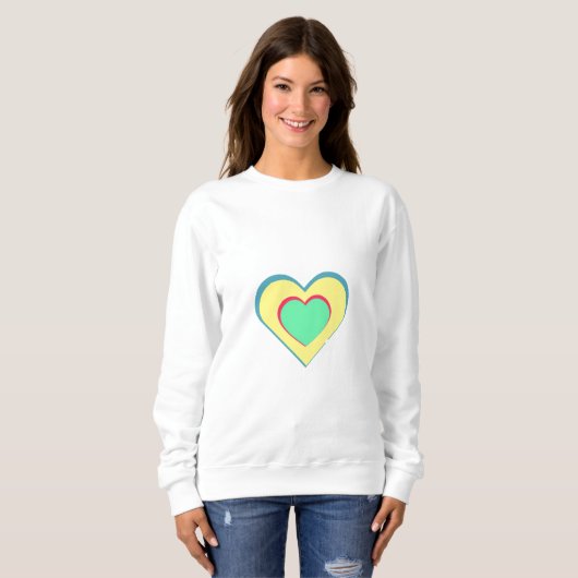 Sweatshirt Herz ♥ Coeur (Devant entier)