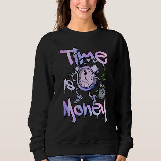 Sweatshirt Heure est l'horloge goutte Zen Master 4s Correspon (Devant)
