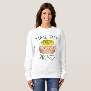 Sweatshirt Heure pour Brunch Oeufs Benedict Cuisine Alimentat