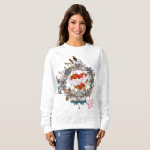 Sweatshirt Heureuse Sainte-Valentin (Devant entier)