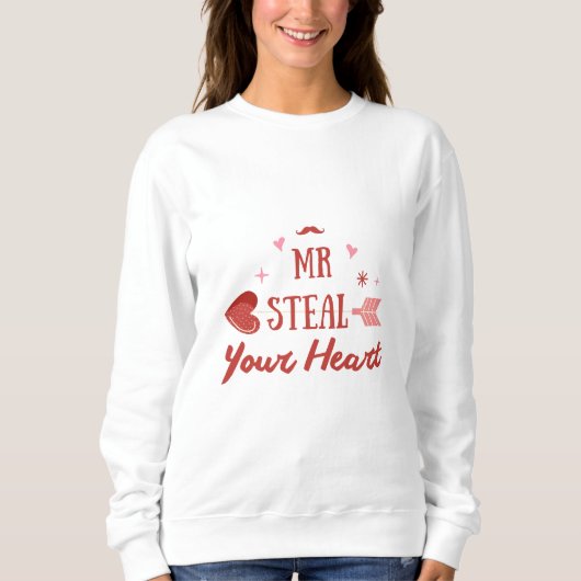 Sweatshirt Heureuse Sainte-Valentin 2024 - Coeurs de la Saint (Devant)