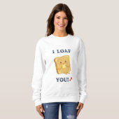 Sweatshirt Heureuse Sainte-Valentin 2024 - Drôle Amour Vous (Devant entier)