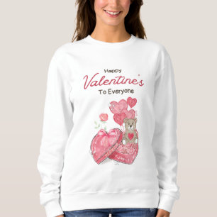 Sweatshirt Heureuse Sainte-Valentin 2024 - Images d'amour ten