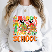 Sweatshirt heureux 100 jours d'école . appréciation de l'ense