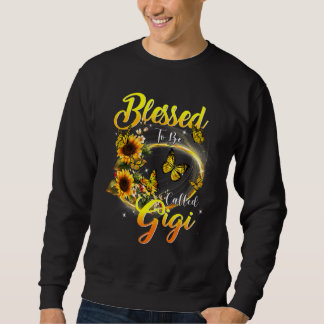 Sweatshirt Heureux D'Être Appelé Gigi Sunflower Grand-mère