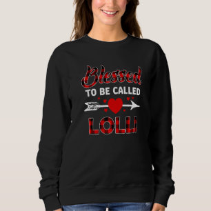 Sweatshirt Heureux D'Être Appelé Lolli Buffalo Plaid Lolli Mo