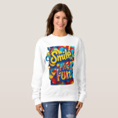 Sweatshirt "Heureux Esprit" (Devant entier)