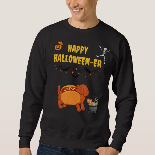 SWEATSHIRT HEUREUX HALLOWEENER (Devant)