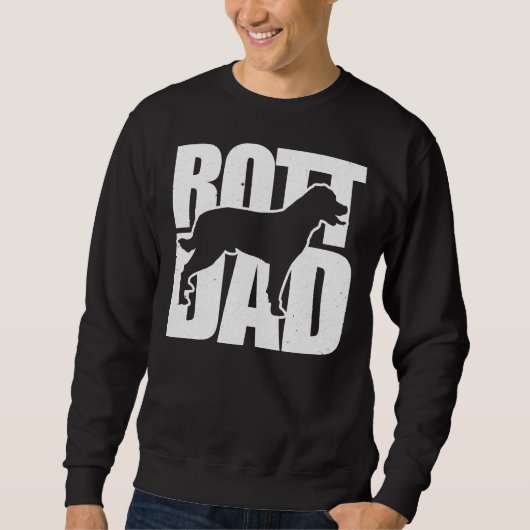 Sweatshirt Heureux papa Rottweiler (Devant)