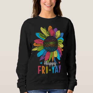 Sweatshirt Heureux Vendredi Vendredi Vendredi Amoureux Profes