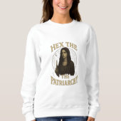 Sweatshirt Hex the Patriarchy – Wiccan Witch Illustration  (Devant)