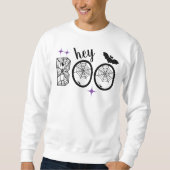 Sweatshirt Hey & Bye Boo Halloween Bat et Web (Devant)