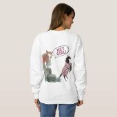 Sweatshirt Hey ma fille ! T-shirt (Dos entier)