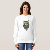Sweatshirt Hibou d'Automne (Devant entier)