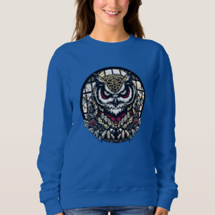 Sweatshirt Hiboux dans les fenêtres rondes