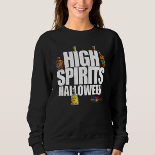 Sweatshirt High Spirits Halloween Amusement Bouteille de bois