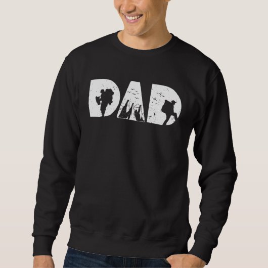 Sweatshirt Hiking Dad Hikers Hike Hiking (Devant)