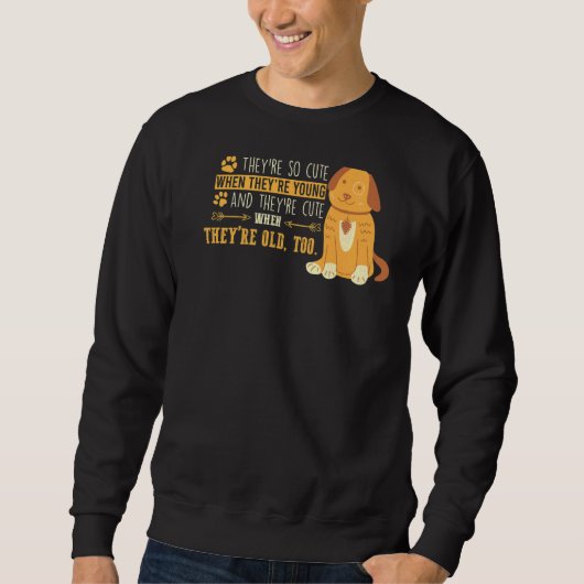Sweatshirt Hilarious Citation Chien de Chien Propriétaire Dit (Devant)
