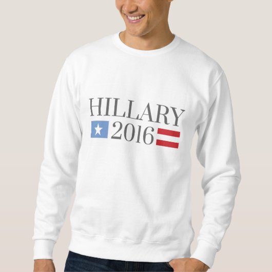 Sweatshirt Hillary Clinton 2016 (Devant)