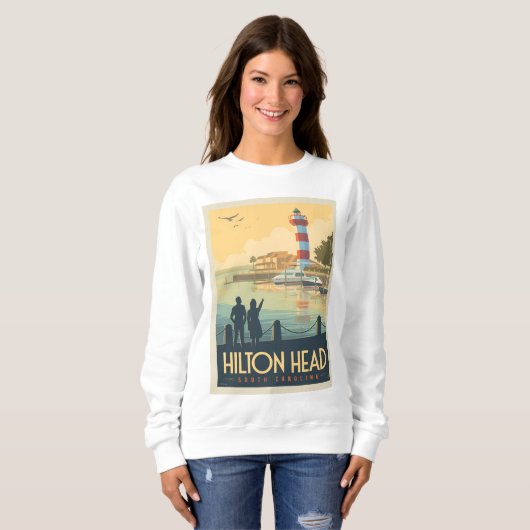 Sweatshirt Hilton Head | Caroline du Sud (Devant entier)