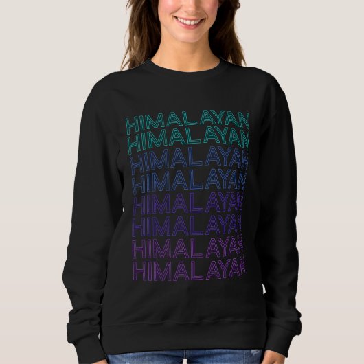 Sweatshirt Himalayan Cat Retro (Devant)