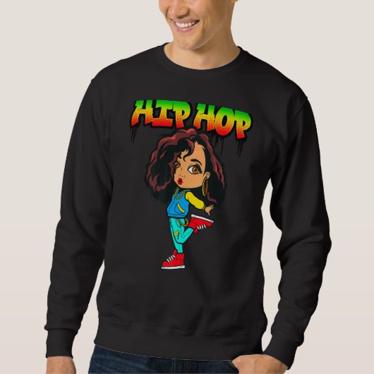 Sweatshirt Hip hop Est Mon Jam Rap Musique Danser Melanin Bro (Devant)
