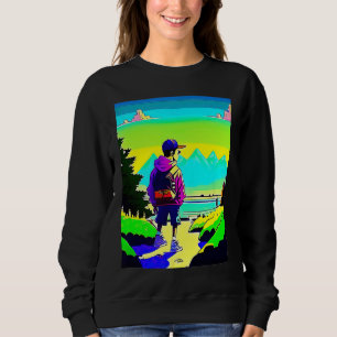 Sweatshirt Hip hop lo fi chillhop rythmes calmes lofi esthéti