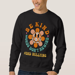 Sweatshirt Hippie Floral Soyez gentils Paroles Ne rembobinez