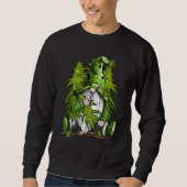 Sweatshirt Hippie Weed Gnome (Devant)