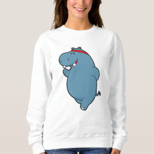 Sweatshirt Hippo à la course avec bandeau