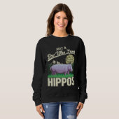 Sweatshirt Hippo Boy Hippopotamus Hippo  1 (Devant entier)