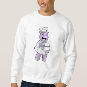 Sweatshirt Hippo comme chef avec bol