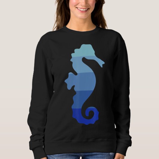 Sweatshirt Hippocampe rétro (Devant)