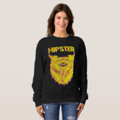 Sweatshirt Hipster ananas Freethinker Nouvel Âge (Devant entier)