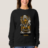 Sweatshirt Hipster Deer (Devant)
