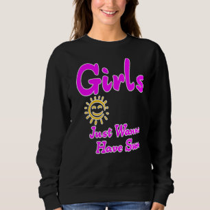 Sweatshirt Hipster Sun Love Motivation Love Sun Hawaiian 1