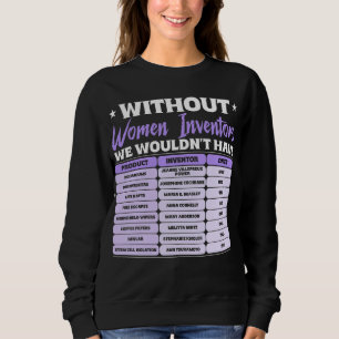 Sweatshirt Histoire des femmes inventrices, journée internati
