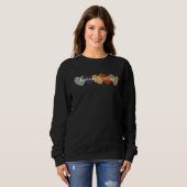 Sweatshirt Histoire Enseignant Coeurs Enseignant Retour À L'É (Devant entier)