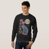 Sweatshirt Histoires d'horreur de chats Sphinx (Devant entier)