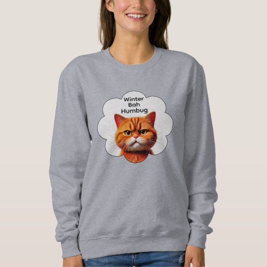 Sweatshirt Hiver bah Humbug (Devant)