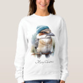 Sweatshirt Hiver Kookaburra voeux, personnalisé (Devant)