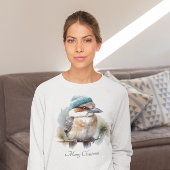 Sweatshirt Hiver Kookaburra voeux, personnalisé