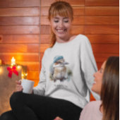 Sweatshirt Hiver Kookaburra voeux, personnalisé