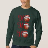 Sweatshirt Ho Ho Christmas Basket-ball Hommes (Devant)