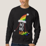Sweatshirt Ho Ho Filles Homos Santa Hat Christmas LGBT Pride<br><div class="desc">Ho Ho Filles Homos Santa Hat Noël LGBT Pride Drapeau Noël</div>