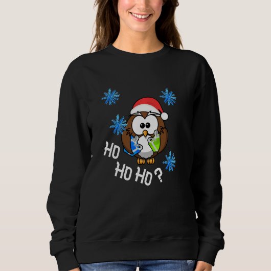 Sweatshirt HO HO HO Chou mignon modèle de chandail de noël Ch (Devant)