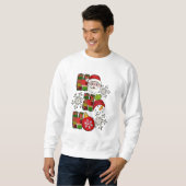 Sweatshirt Ho Ho Ho Cute Christmas Shirt (Devant entier)