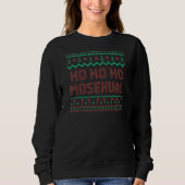 Sweatshirt Ho Ho Ho Mosexué Gay pride laide sapin de Noël Lg (Devant)