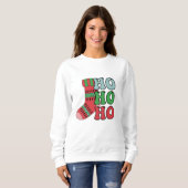 Sweatshirt Ho ho ho noël (Devant entier)